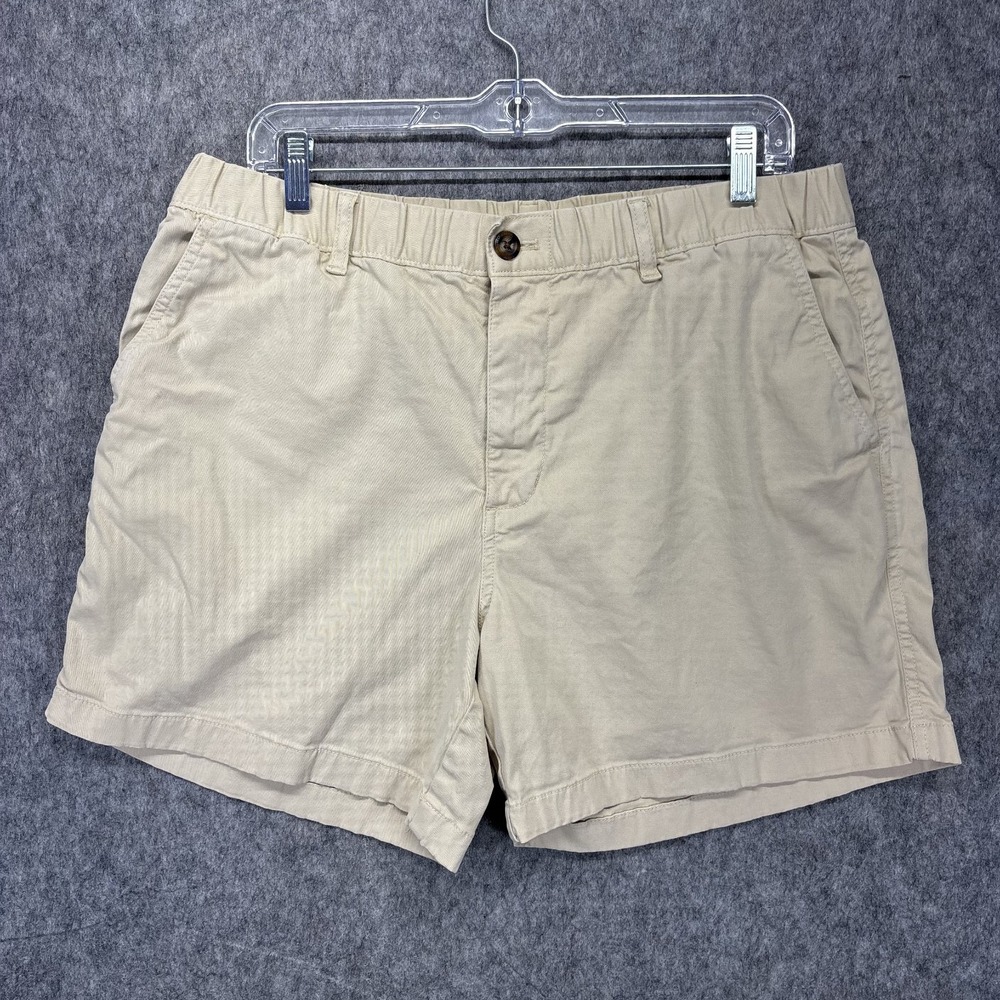 Bearbottom Shorts Men's XL 5.5" Inseam Tan Chino Stretch Golf Preppy